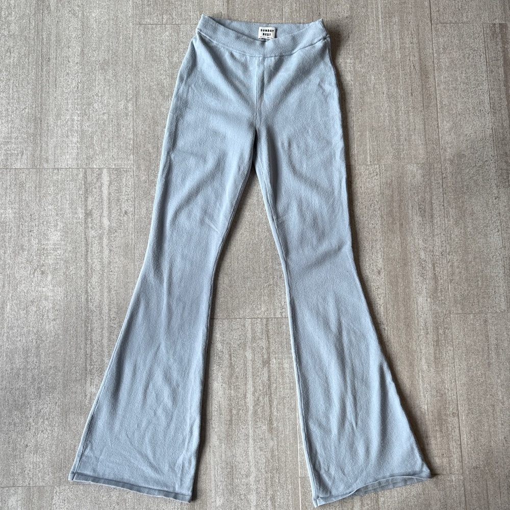 Aritzia blue sweater pants size XXS